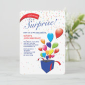 Invitation Surprise Party (Debout devant)