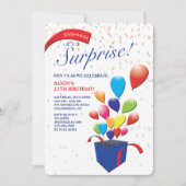 Invitation Surprise Party (Devant)