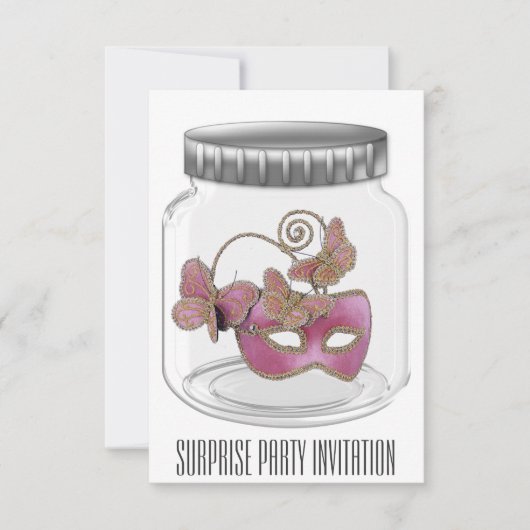 Invitation Surprise Party (Devant)