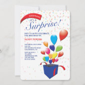 Invitation Surprise Party (Devant)