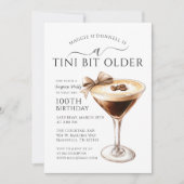 Invitation SURPRISE PARTY A Tini Bit Ancien Martini 100e (Devant)