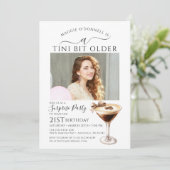 Invitation SURPRISE PARTY A Tini Bit Ancien Martini 21e (Debout devant)