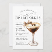 Invitation SURPRISE PARTY A Tini Bit Ancien Martini 30e (Devant)