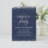 Invitation Surprise Party - Élégant Invitation Arg (Debout devant)