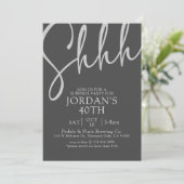 Invitation Surprise Party, Surprise Anniversaire invitation, (Debout devant)