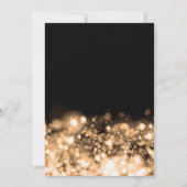 Invitation SURPRISE Photo 60e anniversaire Gold Midnight Glam (Dos)