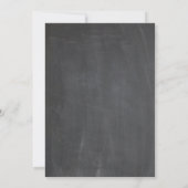Invitation surprise pour 15 ans sur tableau noir (Dos)