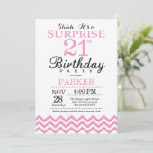 Invitation surprise pour 21e anniversaire Chevron (Debout devant)