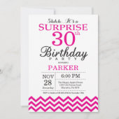 Invitation surprise pour 30 ans Anniversaire Chevr (Devant)