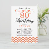 Invitation surprise pour 80 ans avec Chevron Corai (Debout devant)