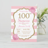 Invitation surprise pour les 100 ans Anniversaire (Debout devant)
