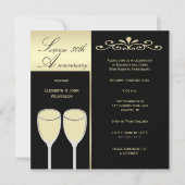 Invitation surprise pour les 50 ans de mariage (Devant)