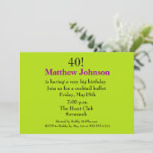 Invitation Surprise Quarantième Anniversaire (Debout devant)