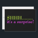 Invitation Surprise Quarantième Anniversaire<br><div class="desc">Une invitation à la fête d'anniversaire en noir,  vert citron et rose vif pour votre prochain anniversaire sur la colline fête du quarantième anniversaire. Notre modèle est prêt pour votre prochain événement.</div>