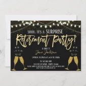 Invitation Surprise Retraite Party (Devant)