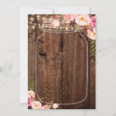 Invitation Surprise Retraite Party, Boho Floral (Dos)