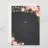 Invitation Surprise Retraite Party, Boho Floral Retraite (Dos)