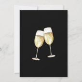 Invitation Surprise Toast de Champagne 30e fête d'anniversair (Dos)