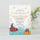 Invitation Surprise Wizard Pool Party (Debout devant)