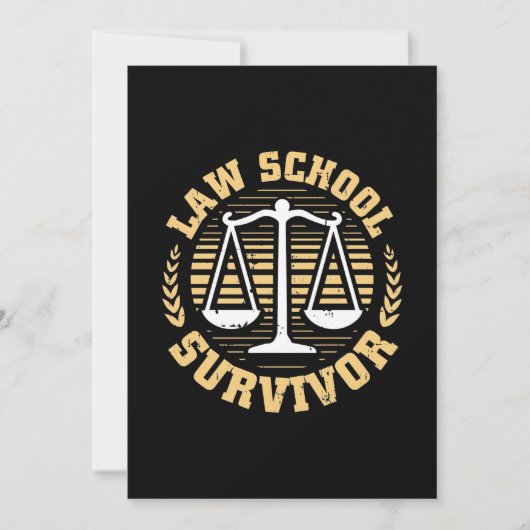 Invitation Survivant de la faculté de droit (Devant)