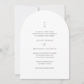 Invitation Susan Elegant Mariage moderne (Devant)