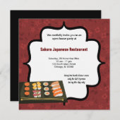 Invitation Sushi (Devant / Derrière)