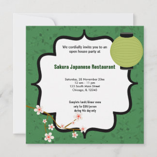 Invitation Sushi Open House