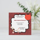 Invitation Sushi Open House (Debout devant)