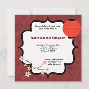Invitation Sushi Open House
