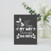 Invitation Swam My Way Thru 100 jours d'école (Debout devant)