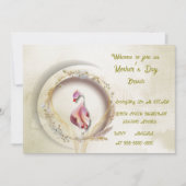 Invitation Swan chic parti MÈRE (Devant)