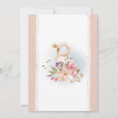 Invitation Swan Princess Anniversaire (Dos)