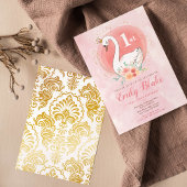 Invitation Swan Princess Anniversaire