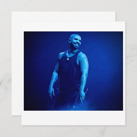 Invitation Sweatshirt léger pour les hommes Drake Name T-shir (Devant / Derrière)