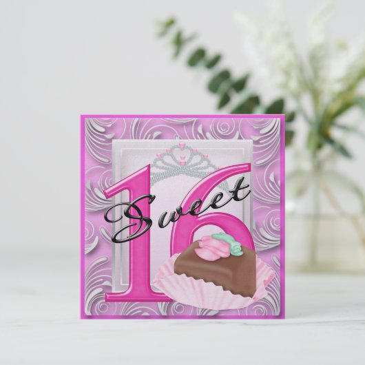 Invitation Sweet 16 (Debout devant)