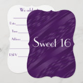 Invitation Sweet 16 (Devant / Derrière)