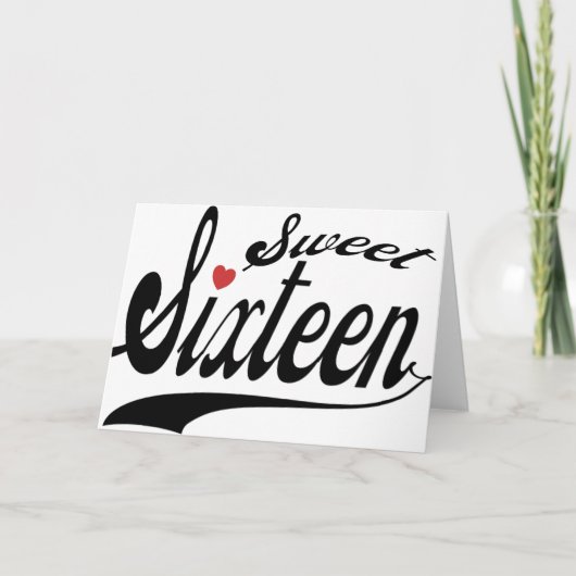 Invitation Sweet 16 (Devant)