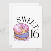 Invitation Sweet 16 (Devant / Derrière)