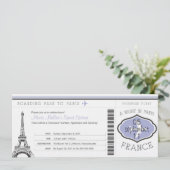 Invitation Sweet 16 Anniversaire Pass à Paris (Debout devant)