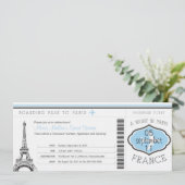 Invitation Sweet 16 Anniversaire Pass à Paris (Debout devant)