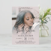 Invitation Sweet 16 avec photo complète Script Blu (Debout devant)
