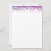 Invitation Sweet 16, Basket Anniversaire, Parties scintillant (Dos)