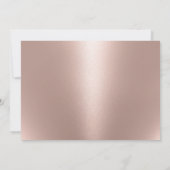 Invitation Sweet 16 Beach Starfish Coral Seashells Rose Gold (Dos)