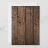 Invitation Sweet 16 Boho Rustique Floral Lights Invitati (Dos)