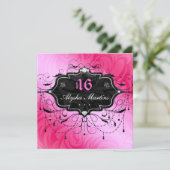 Invitation Sweet 16 Cadeau de chandelier bijoux d'anniversair (Debout devant)