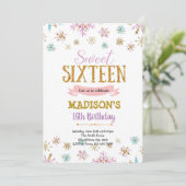 Invitation sweet 16 d'hiver (Debout devant)