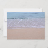 Invitation Sweet 16 Elégante Lavender Plage Florale Anniversa (Dos)