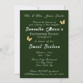 Invitation Sweet 16 Enchanted Forest River Bunny Fairy (Dos)