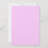 Invitation Sweet 16 fleurs rose violet robe luxe (Dos)