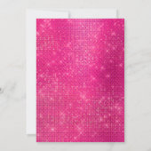 Invitation Sweet 16 Hot Pink Glam Virtual 16th Birthday Party (Dos)